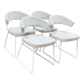 NEW Connubia New New York EcoSuede Dining Chairs, Set of Four