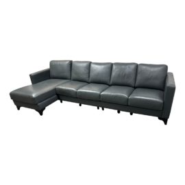 American Leather Kendall Two Piece Sofa + Chaise. Original Price: $9,700