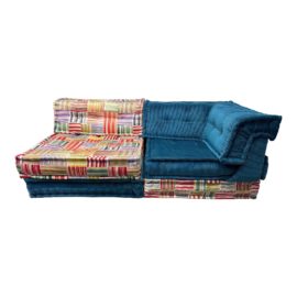 Missoni for Roche Bobois Mah-Jong Sofa- Two Piece. Original Price: $17,900