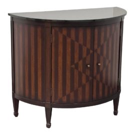 Mariette Himes Gomez for Hickory Chair Continental Demi-Lune Cabinet. Original Price: $5,100