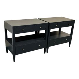 NEW Conrad Nightstands by Made Goods, a Pair. Original Price: $5,240