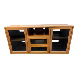 Jesper Teak Media Cabinet. Original Price: $1,800
