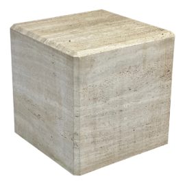 Kreiss Furniture Limestone Collection Beveled Side Table