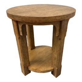 NEW International Atelier Round Wood Side Table