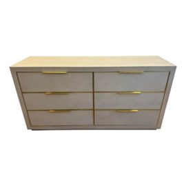 Restoration Hardware Charlie Zagaroli's Cela Shagreen Six-Drawer Dresser. Original Price: $4,930
