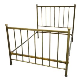 Full Size Vintage Brass Bed Frame