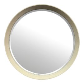 Homenature Round Faux Shagreen Wall Mirror. Original Price: $1,153
