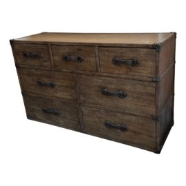 Restoration Hardware Wilkes Trunk Wide Dresser. Original Price: $3,185