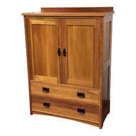 Michaels Furniture Cherry Mission Storage Armoire