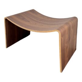 Gus Modern The Wave Stoolâ Walnut Plywood Bench