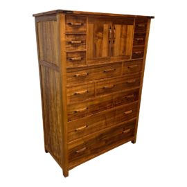 1990's David Gray Custom Design Wood Chiffonier. Original Price: $15,263