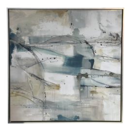 Framed Abstract Print on Canvas