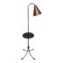 Vintage Forged Iron + Copper Lantern Style Floor Lamp