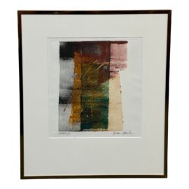 Susan Sheridan "Crossings" Original Watercolor Painting, Framed