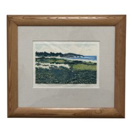 Gordon Louis Mortensen "Wild Flowers" Woodblock Art Print