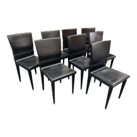 Sawaya Moroni Diva Dining Chairs, a Set of 8. Original Price: $6,000