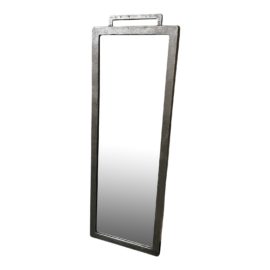 Restoration Hardware Cast Aluminum Handled Leaning Mirror. Original Price: $1,195