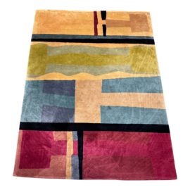 Endless Knot Contemporary Area Rug - 8′ × 10′
