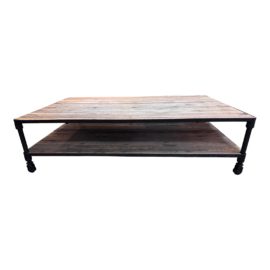Restoration Hardware Dutch Industrial Coffee Table. Original Price: $2,550