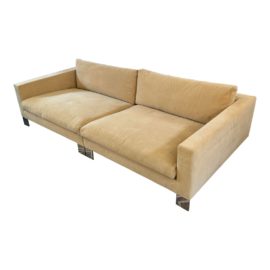 Minotti Two Piece Lounger Sofa. Original Price: $7,500