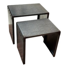 Restoration Hardware Industrial Rivet Nesting Tables