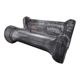 Janus Et Cie Kenneth Cobonpue Pigalle Outdoor Sofa Two Seat. Original Price: $7,300