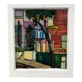 Chris Duke Hayes Valley Stoop Window Panel Artwork. Original Price: $1,000