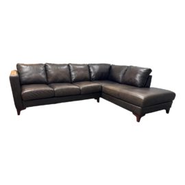 American Leather Two Piece Sectional