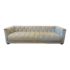 Restoration Hardware Savoy Fog Velvet Tufted Sofa. Original Price: $3,695