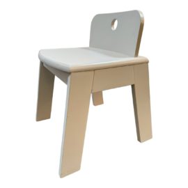 The Land of Nod Kids Mojo White Chair