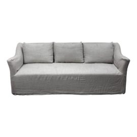 NEW Custom Design Slipcover Sofa. Original Price: $3,975