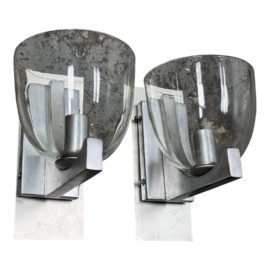 Pottery Barn Carola Wall Sconces by Aerin for Visual Comfort Signature, Pair. Original Price: $960