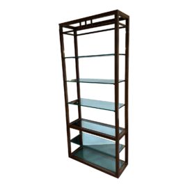 Custom Design Metal + Glass Etagere