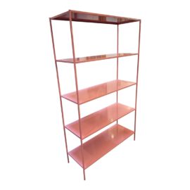 Room & Board Pink Slim Metal Bookshelf. Original Price: $700