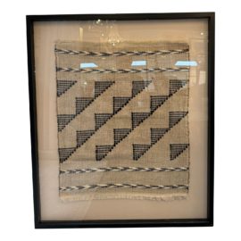 Four Hands Nalle Framed Textile. Original Price: $750