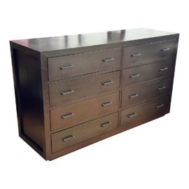 Restoration Hardware LaSalle Zinc Wrap 8 Drawer Dresser. Original Price: $3,500