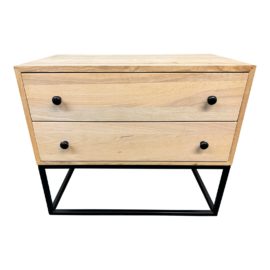 De Soto Downtown Wood + Iron Nightstand. Original Price: $2,375