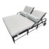 Murray's Iron Works Concord Double Sun Outdoor Chaise Lounger. Original Price: $12,570