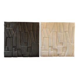 Made Goods Beltre Concrete Wall Art, a Pair. Original Price: $990