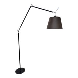 Artemide Tolomeo Mega Brown Floor Lamp. Original Price: $1,950