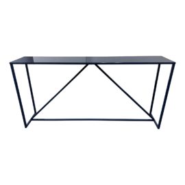 Blu Dot Strut Navy Blue Console Table. Original Price: $700