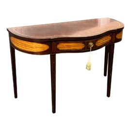 Kindel Winterthur Collection Inlaid Mahogany Server Table