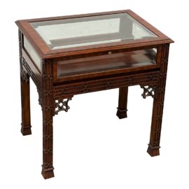 Maitland Smith Georgian Curio Table. Original Price: $2,450