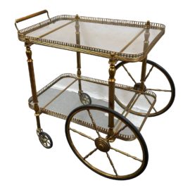 Maison Bagues French Regency Style Drinks Trolley. Original Price: $3,346
