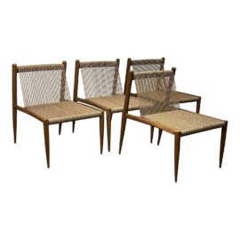 NEW Brownstone Montauk Indoor/Outdoor Lounge Chairs, Set of Four. Original Price: $4,800