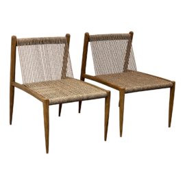 NEW Brownstone In/Outdoor Montuak Lounge Chairs, Pair. Original Price: $2,400