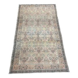 Vintage Turkish Oushak Wool Area Rug - 4′4″ × 7′2″. Original Price: $3,000