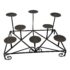 Triple Tiered Wrought Iron Fireplace Candle Holder