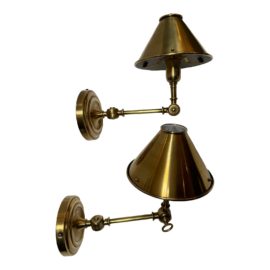 Ralph Lauren Home Anette Swing-Arm Sconces, a Pair. Original Price: $1,498