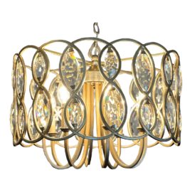 Possini Euro Design Bellmont Silver Leaf Pendant Light. Original Price: $600